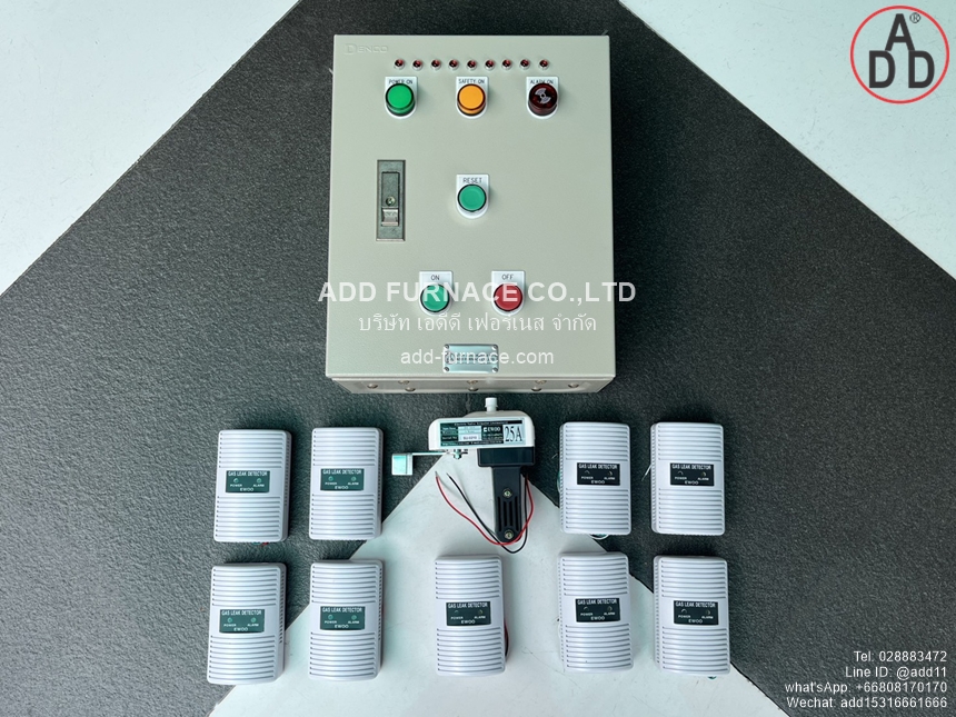 ควบคุมตรวจจับแก๊สรั่ว9จุด(มอเตอร์วาล์ว)Yamataha-GLD-12 9Point Application With Motor Valve(1)